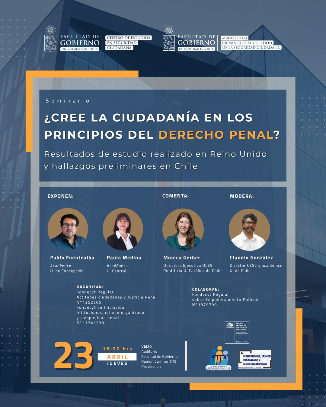 ¿Cree la ciudadanía en los principios del derecho penal?